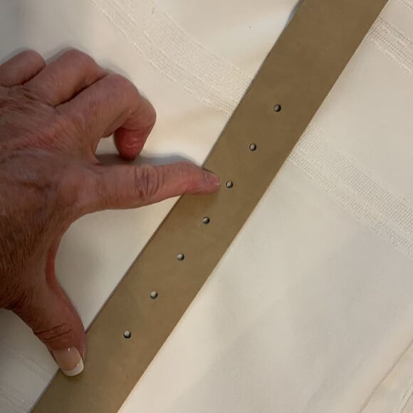 Universal Thread ladies Small Belt brushed nickel with beading detail NEW - Picture 8 of 8